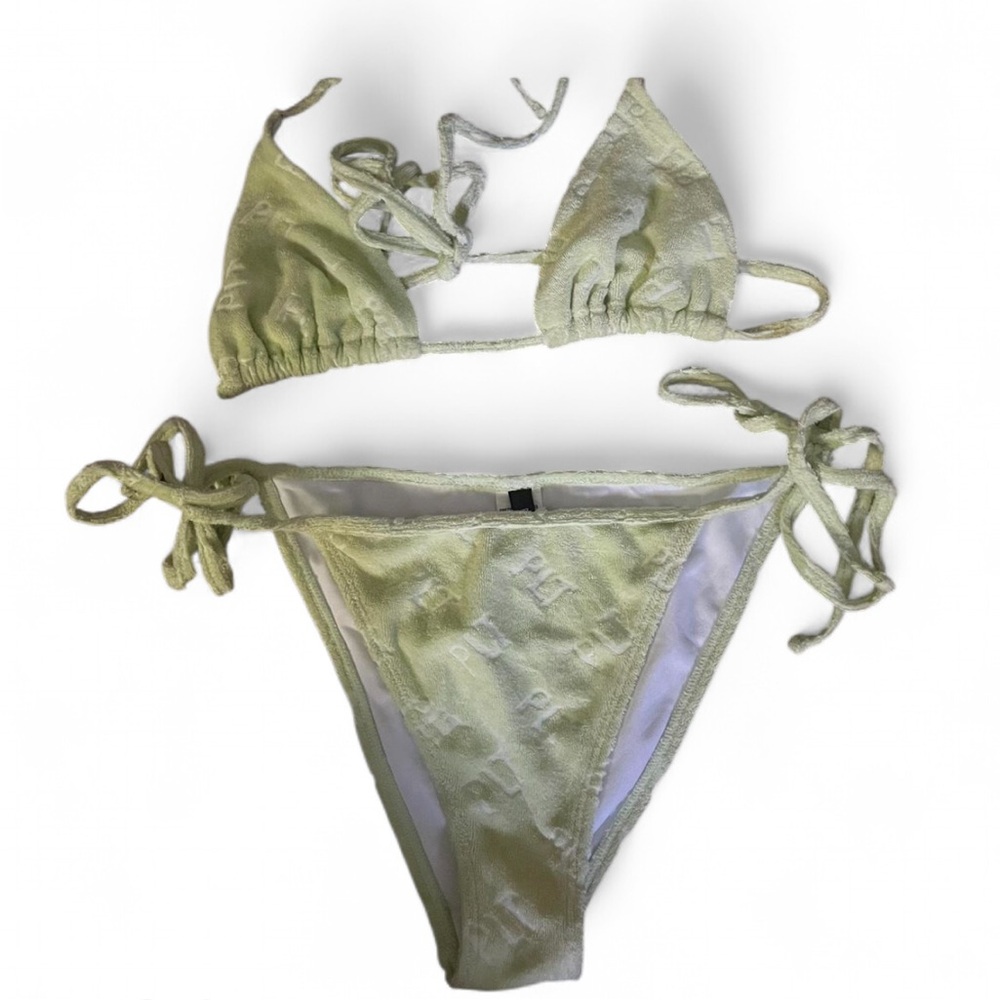 PrettyLittleThing Light Green Bikini